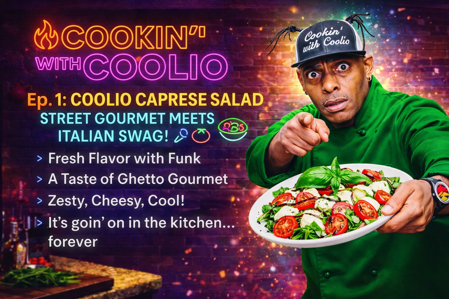 Cookin' With Coolio Episode 1 — Coolio Caprese Salad